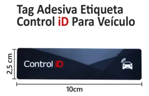 3214 – TAG VEICULAR iDUHF – ANTENA VEICULAR CONTROL ID
